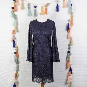 Jovani Capelet Lace Dress